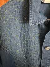 Vintage St Germain  Embroidered Denim Jacket - Image 4