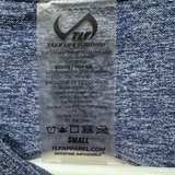 TLF Seamless Long Sleeve Crop Top blue size small - Image 5