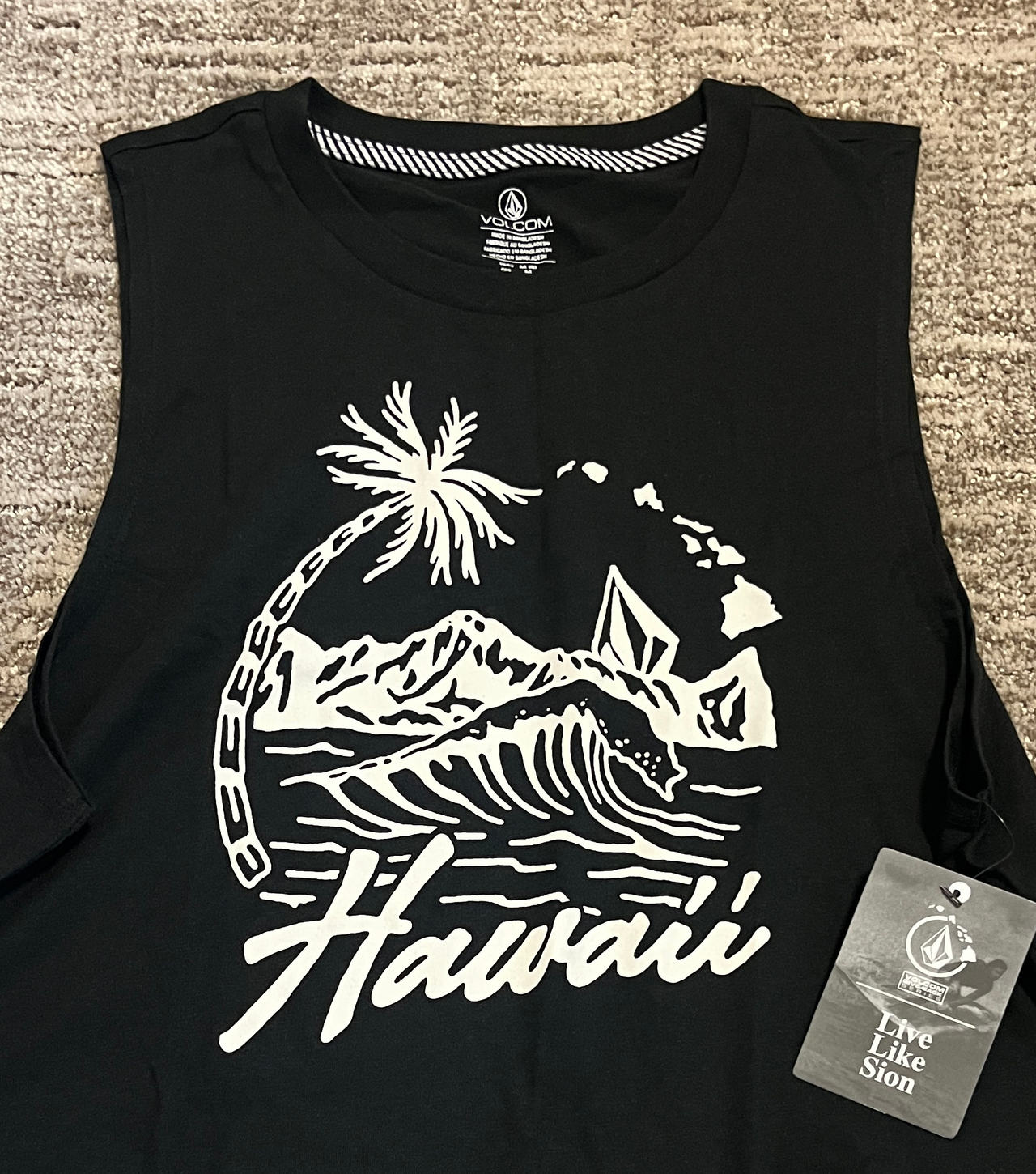 Volcom Live Like Sion Hawaii Muscle Tank S