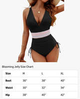 Blooming Jelly Women Size Large Tummy Control Swimsuits One Piece Slimming - Image 2