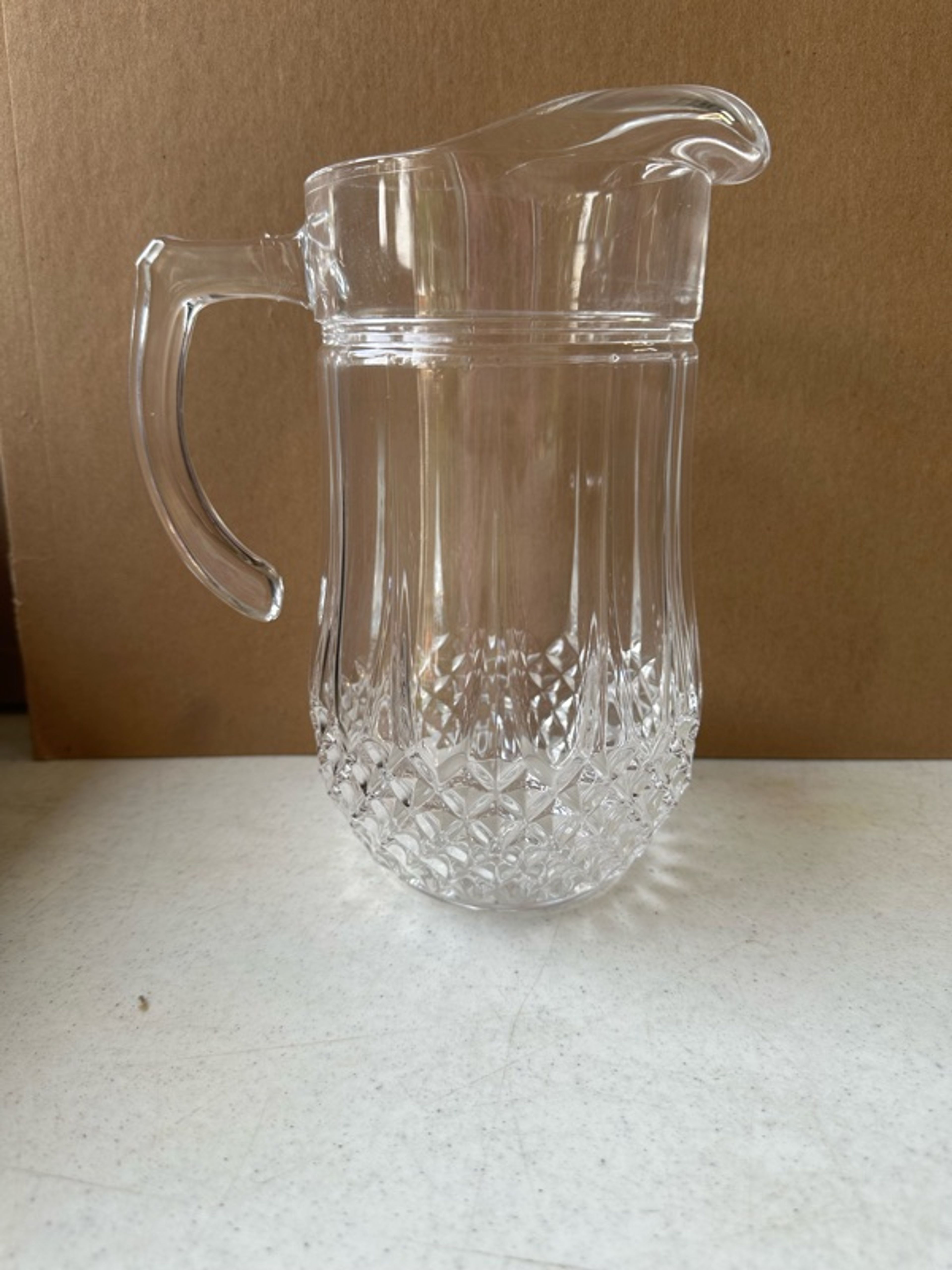 Cristal d'Arques Longchamp Clear Crystal Pitcher