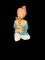 Vintage Handcrafted Indian Folk Art Cloth Dolls - Musician & Dancer Pair - Image 4