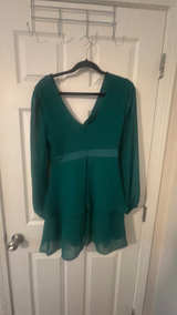 Chiffon Long Sleeve Dress - Image 2