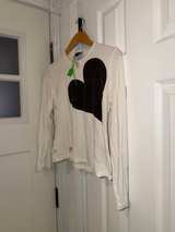 Kenzo Jeans Big Heart Long Sleeve Shirt Size Medium - Image 2
