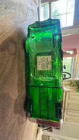 Avon Green Glass Car After Shave Bottle  - Image 2