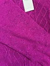 Marks and Spencer Wool Crew Neck Sweater Purple - Image 4