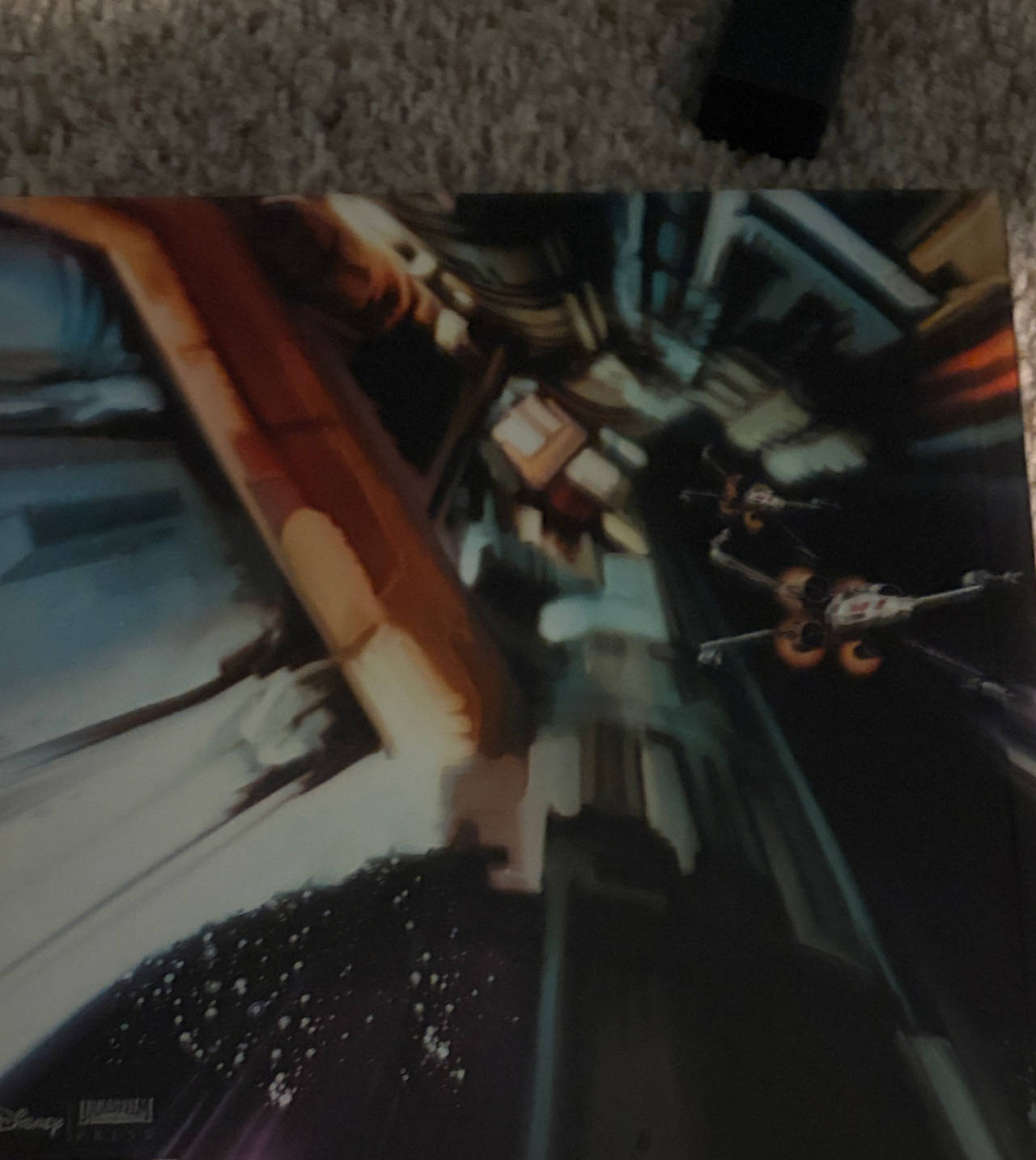 Star Wars Death Star Trench Run Canvas Wall Art