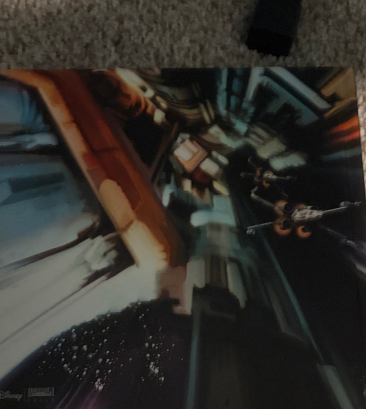 Star Wars Death Star Trench Run Canvas Wall Art