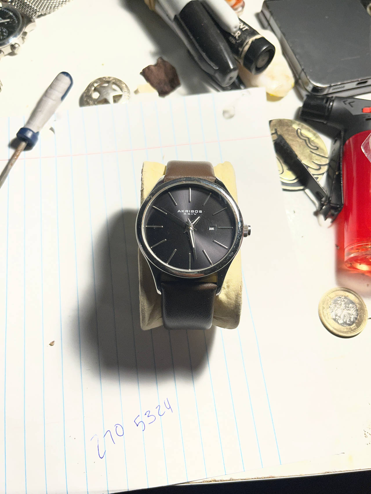 Akribos XXIV Men's Essential Watch