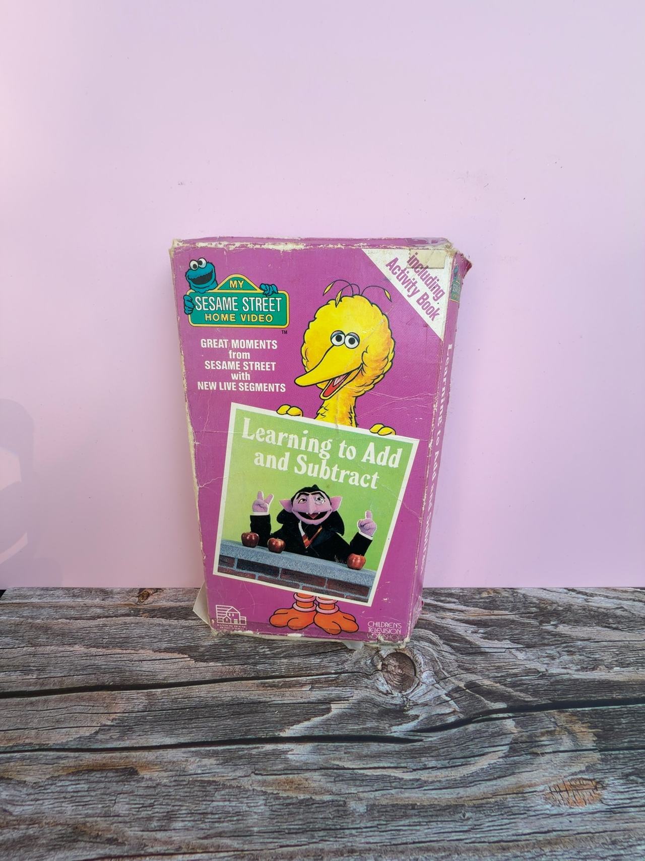 Sesame Street Learning to Add & Subtract VHS Tape