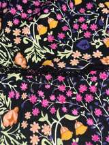 Eva Mendes New York and Company Tiered Floral  Skirt with Lace Trim Size 14 - Image 5