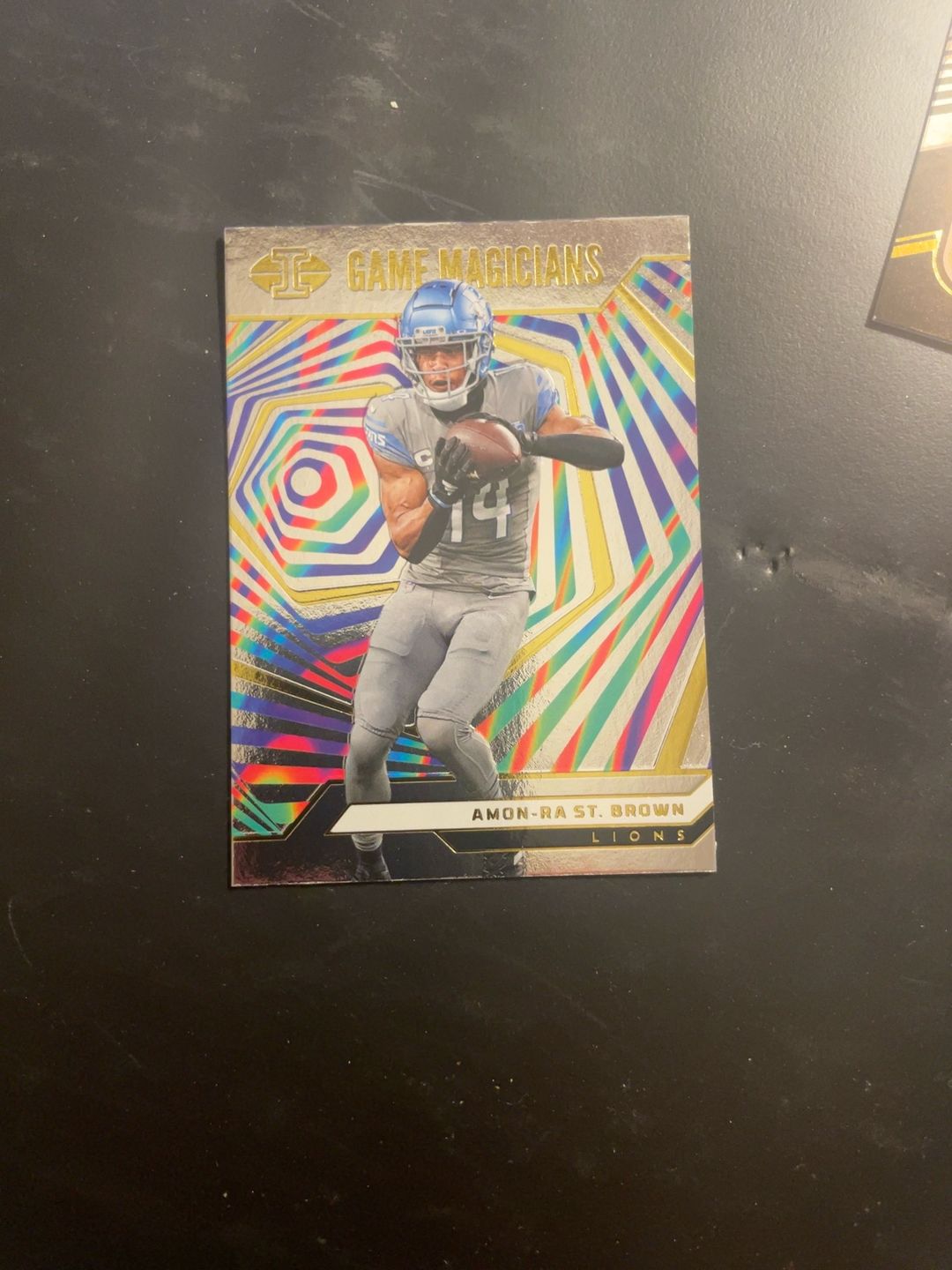 Panini 2024 Mosaic Amon-Ra St. Brown #263 National Pride