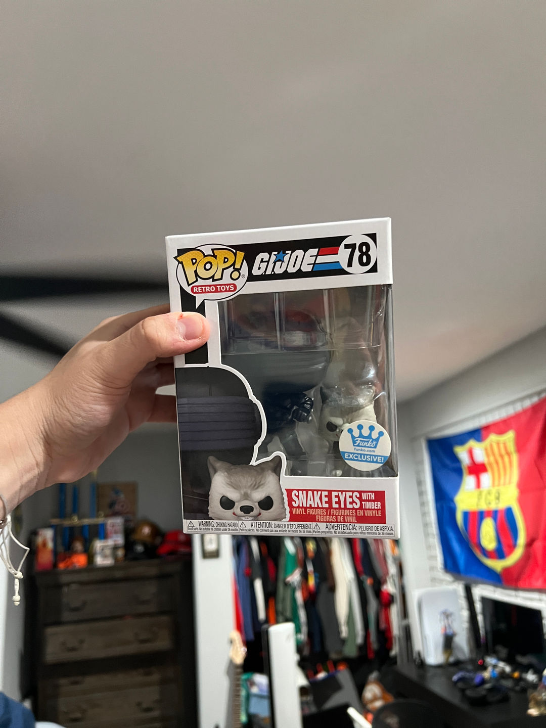 Funko Pop! Retro Toys G.I. Joe Snake Eyes with Timber #78 Exclusive