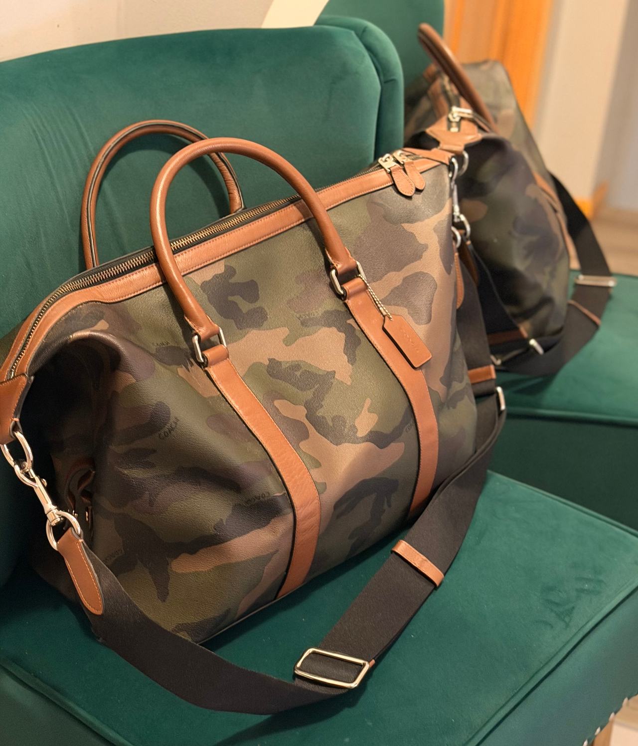 Coach Explorer Duffle Wild Beast Camo
