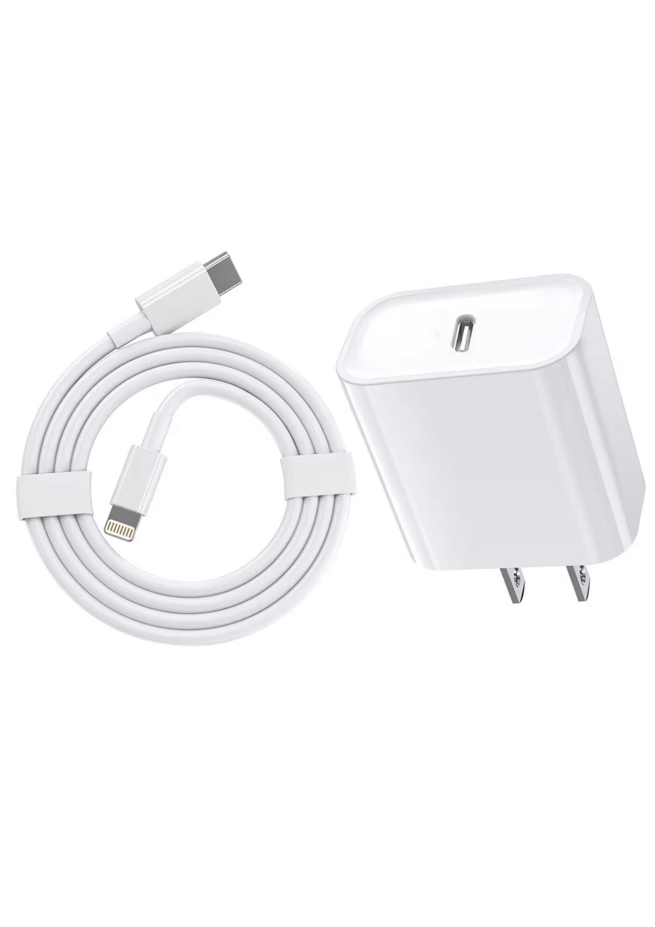 Apple 20W USB-C Power Adapter with USB-C to Lightning Cable