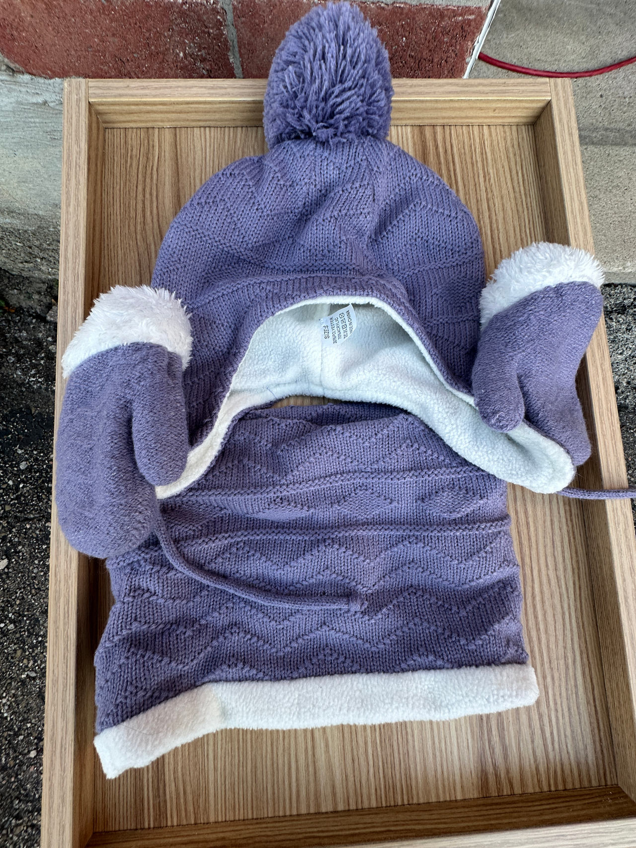 Toddler Winter Hat and Mittens Set
