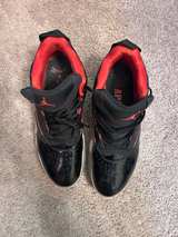 Jordan Max Aura Black Red Grey Size US 9.5 Men - Image 5
