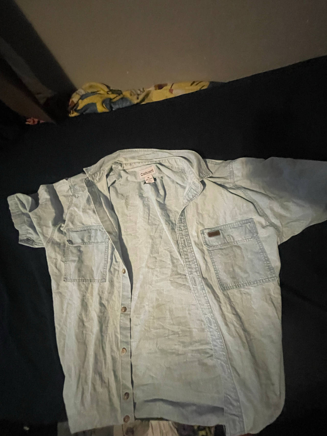 Carhartt Short Sleeve Denim Shirt size Medium