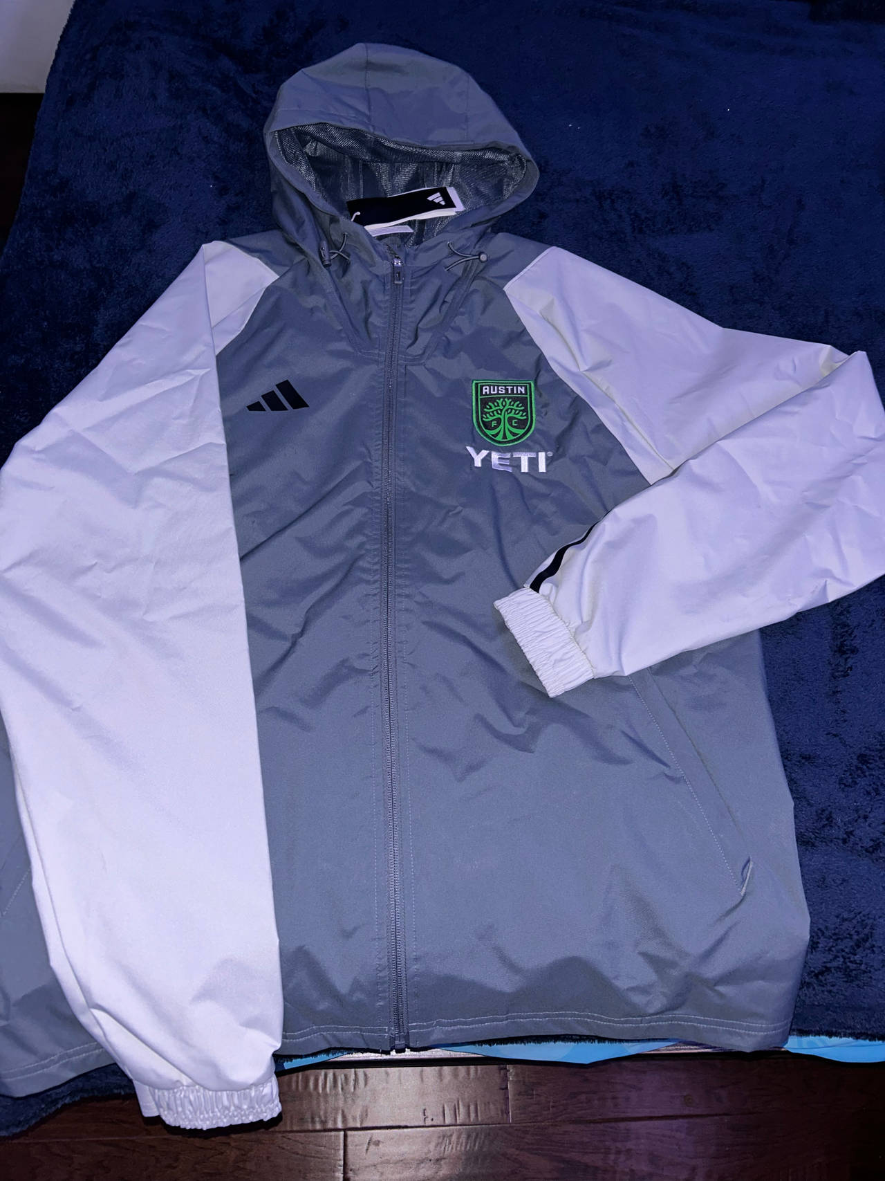 Austin FC Adidas Windbreaker Jacket men’s Size Medium