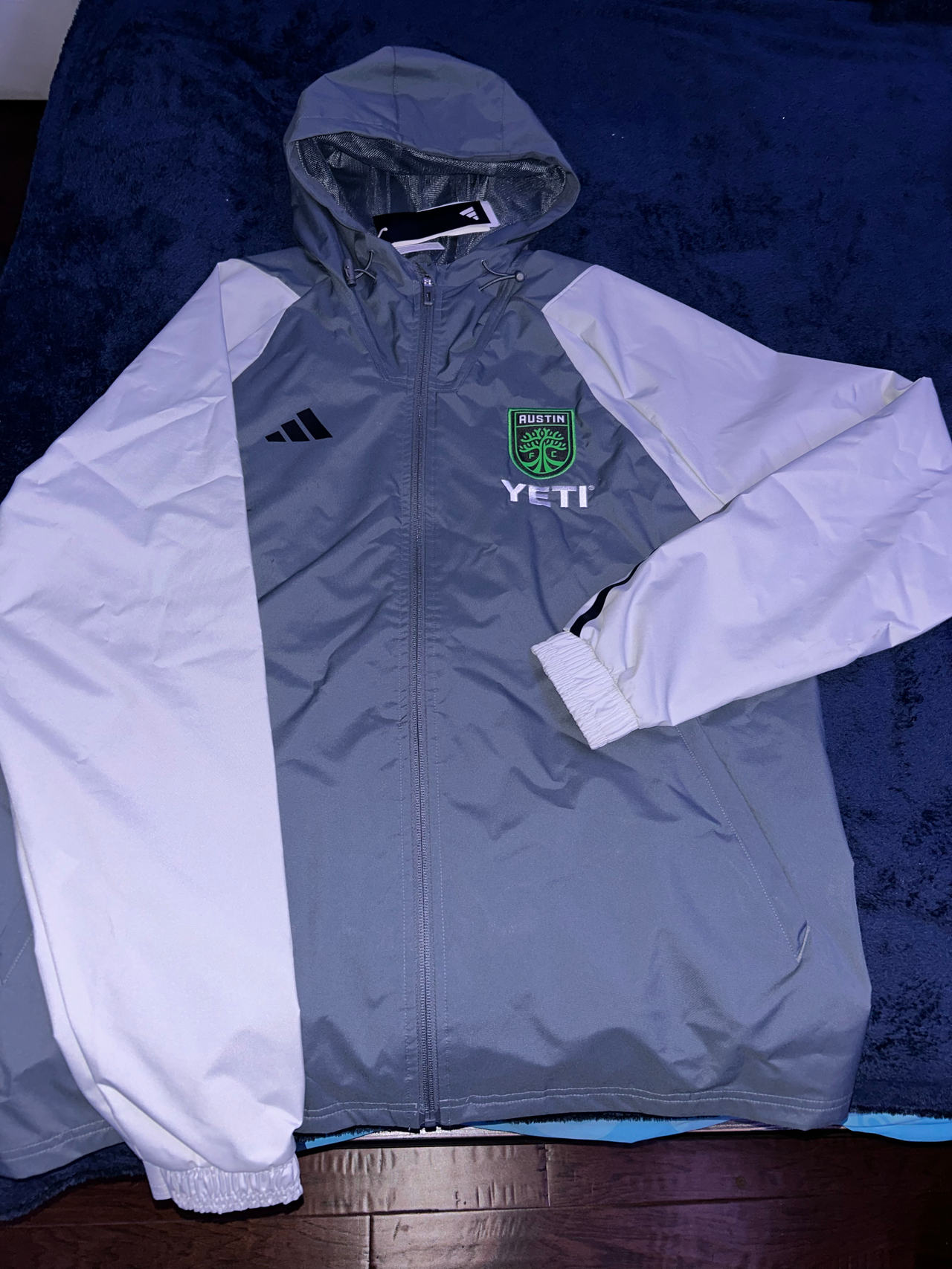 Austin FC Adidas Windbreaker Jacket men’s Size Medium