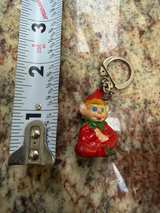 Vintage Rubber Christmas Elf Keychain Antique Old School Elf - Image 4
