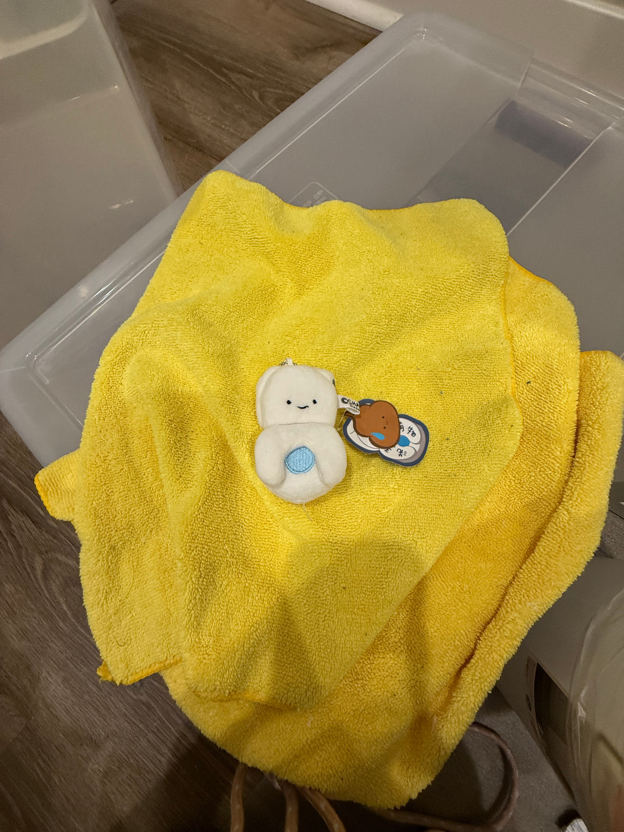 San-X Sumikko Gurashi Shirokuma Plush Keychain