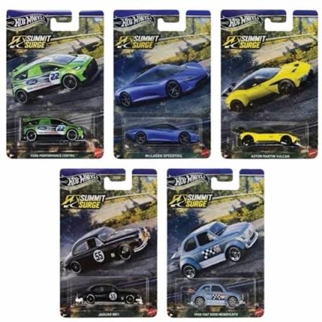 Hot Wheels Silver Series Summit Surge 5-Car Set