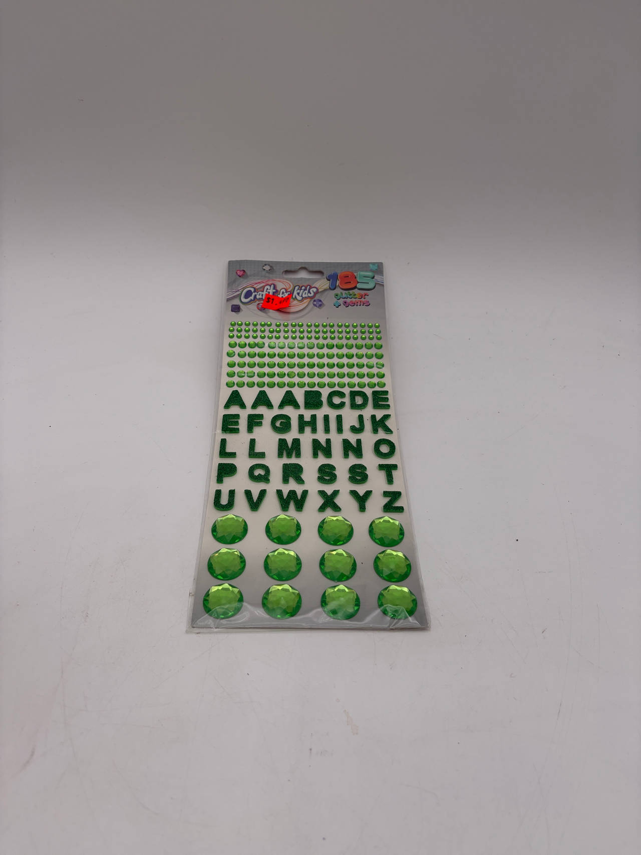 Craft Kids Alphabet Gem Stickers