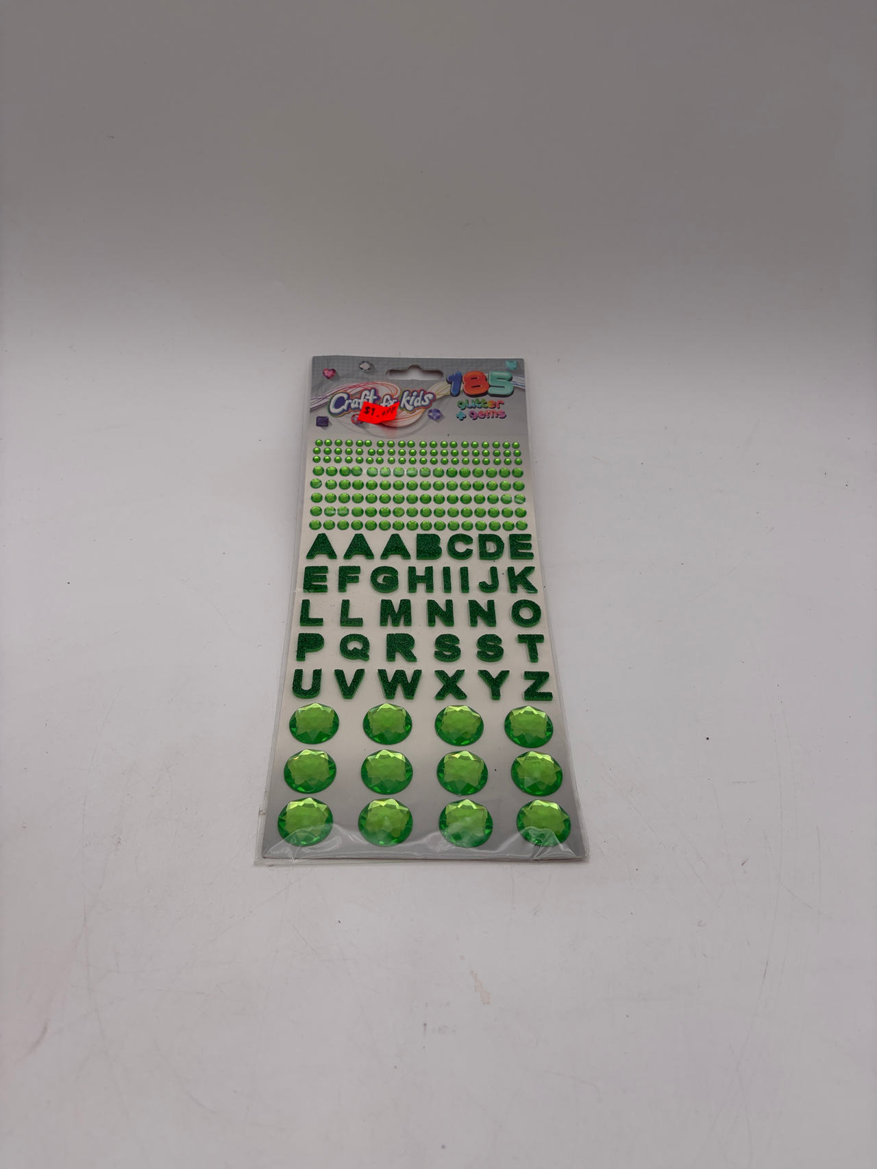 Craft Kids Alphabet Gem Stickers