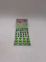 Craft Kids Alphabet Gem Stickers - Image 1
