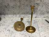 Vintage Brass Taper Candle Holders Pair - Image 3