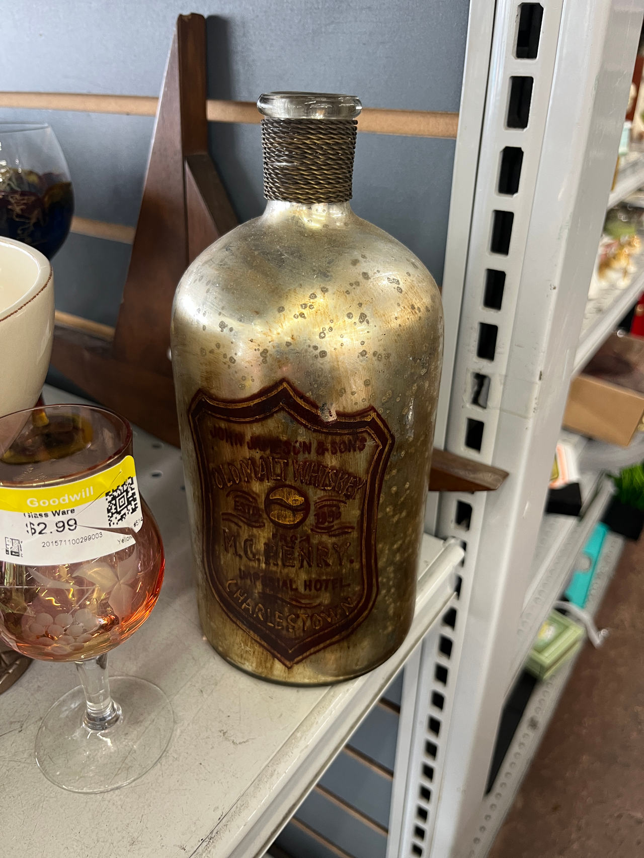 John Jameson & Sons Old Malt Whiskey Decorative Bottle