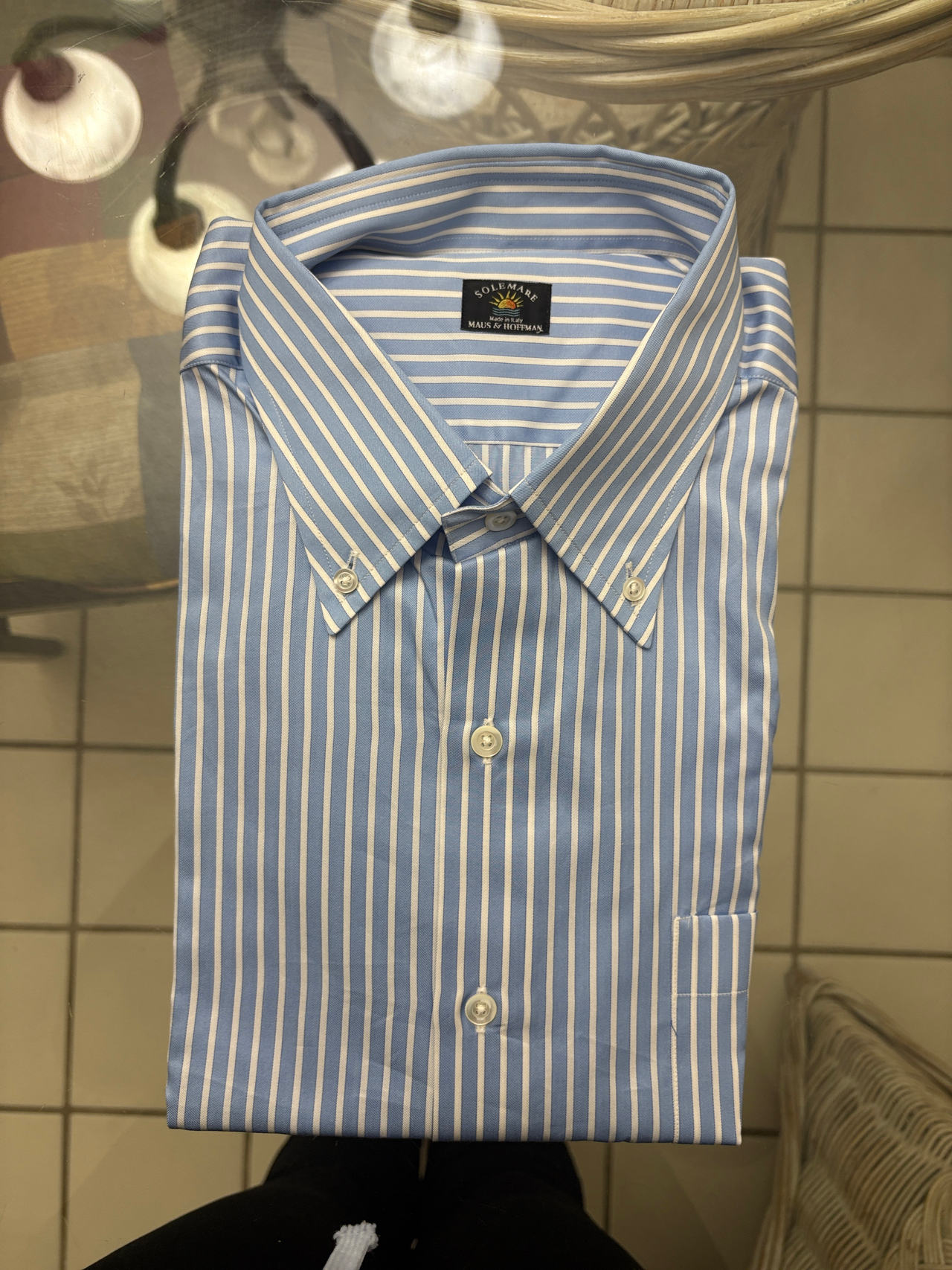 Sollemare Men's Dress Shirt
May’s & Hoffman Size XL