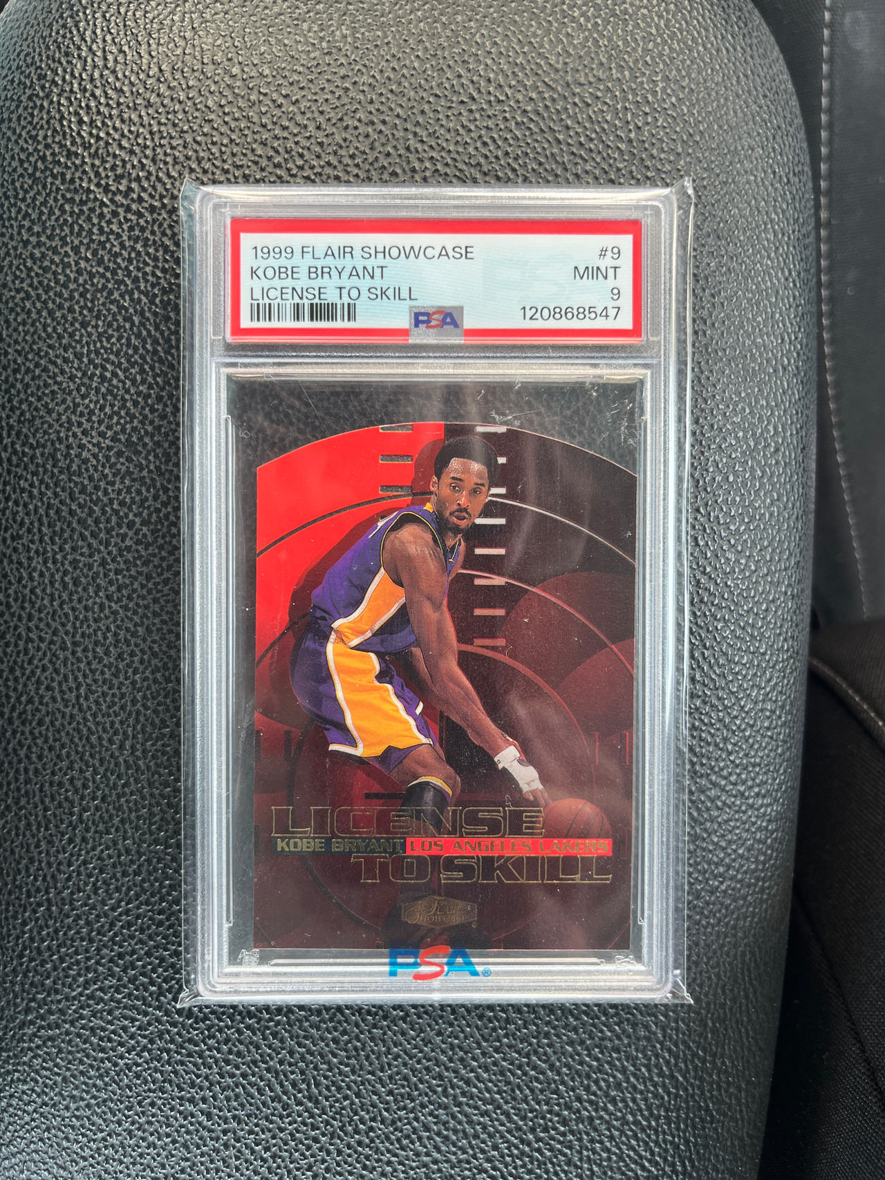 1999 Flair Showcase License to Skill Kobe Bryant