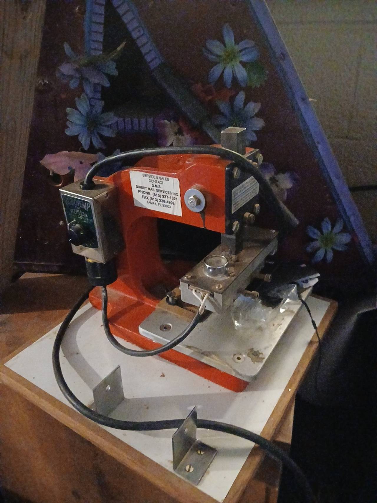 Vintage Manual Hot Stamping Press with Robotemp Control