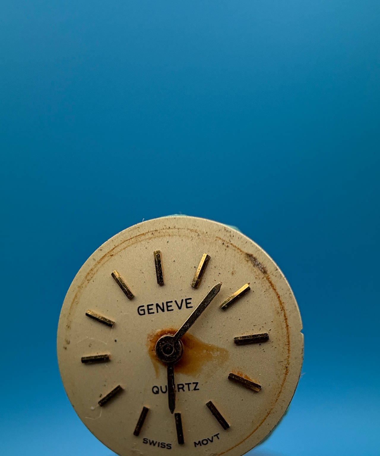Geneve Swiss Quartz Watch Dial and Movement