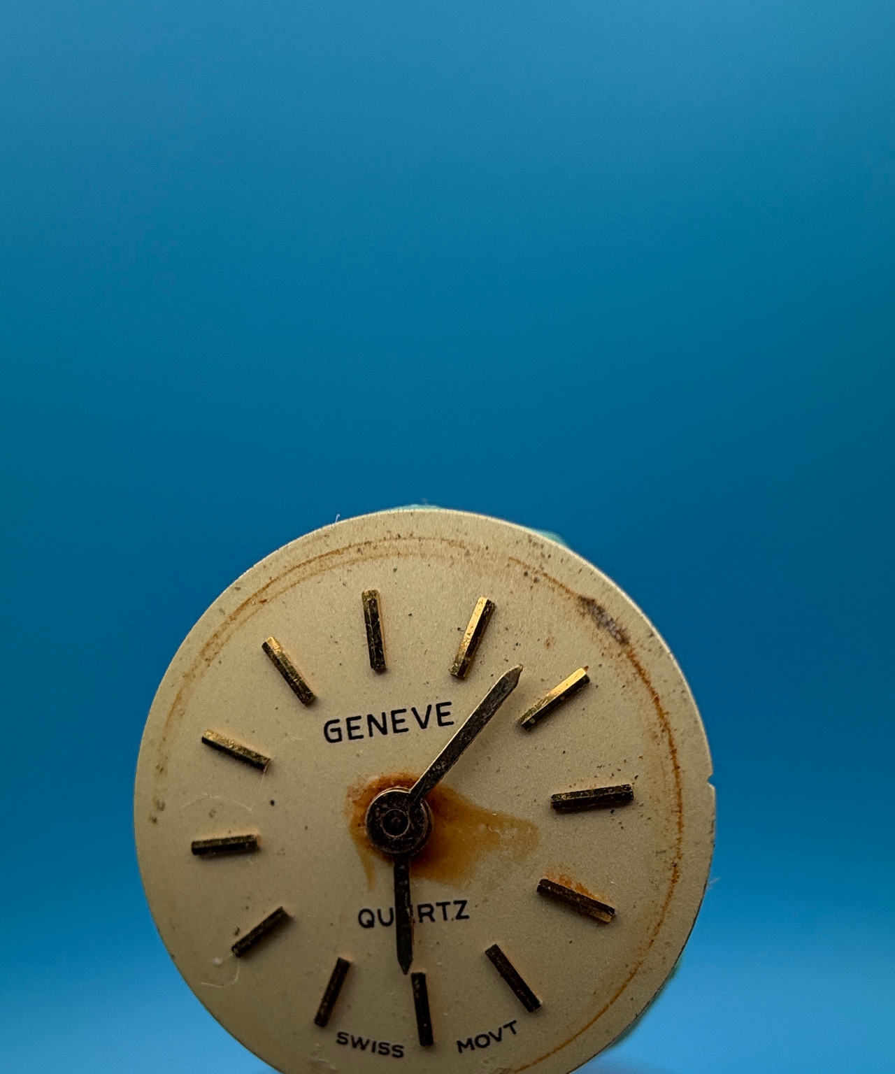 Geneve Swiss Quartz Watch Dial and Movement