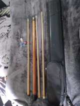 Billiard Pool Cue Stick Set with Case - Image 1
