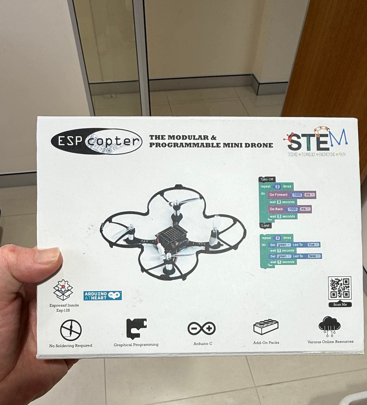 ESPcopter Modular & Programmable Mini Drone