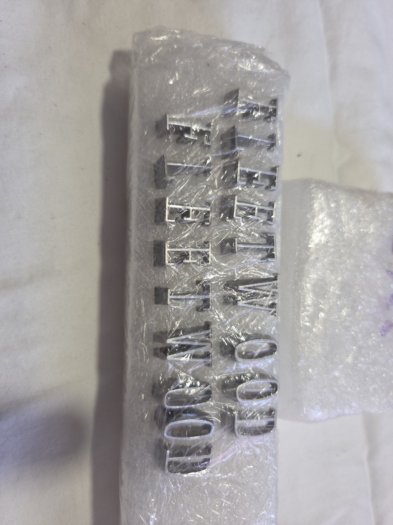 Cadillac Fleetwood Chrome Letter Emblems