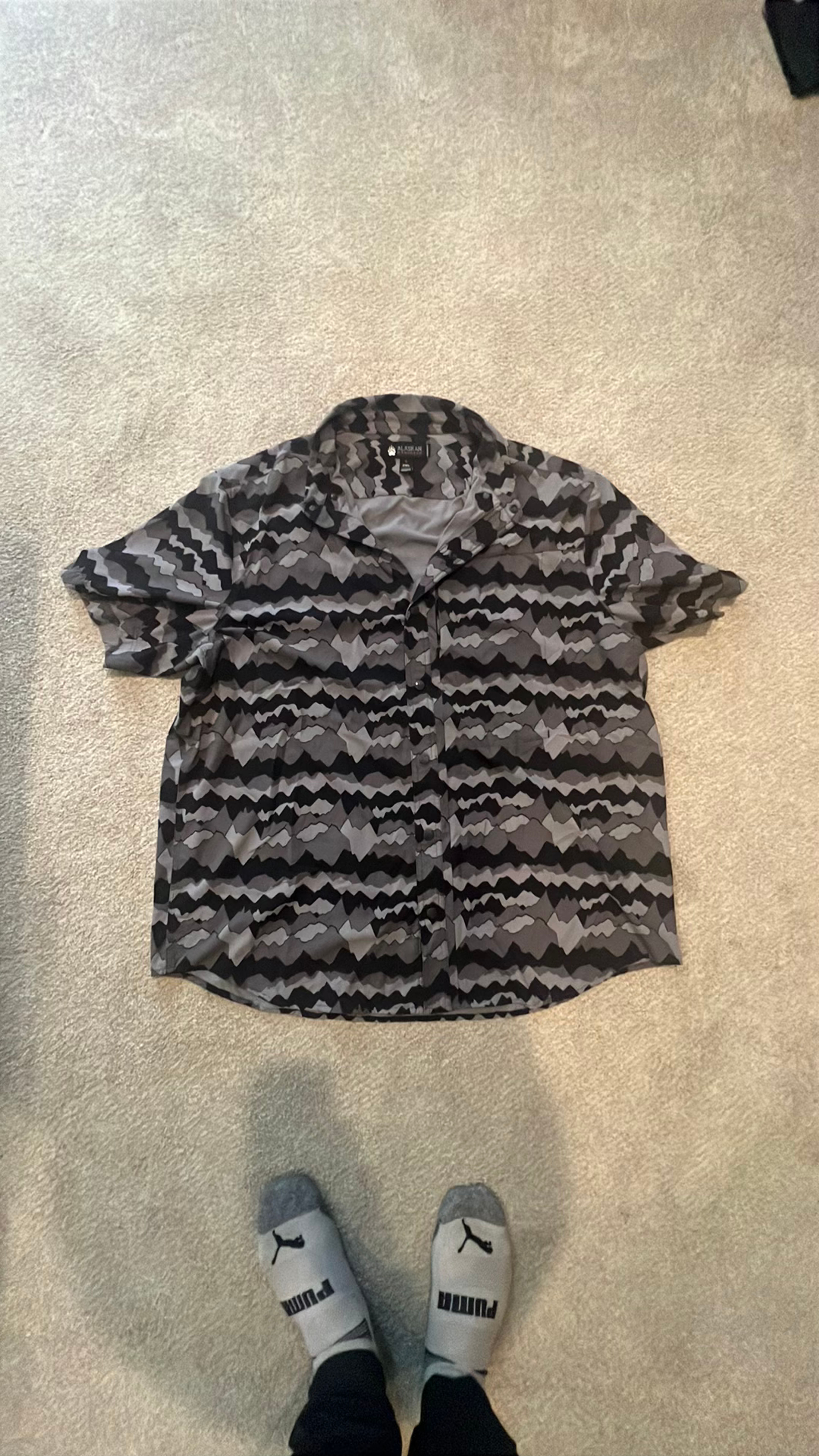 Duluth Trading Alaskan Hardgear Snap Short Sleeve Shirt Men's Camo - Image 2