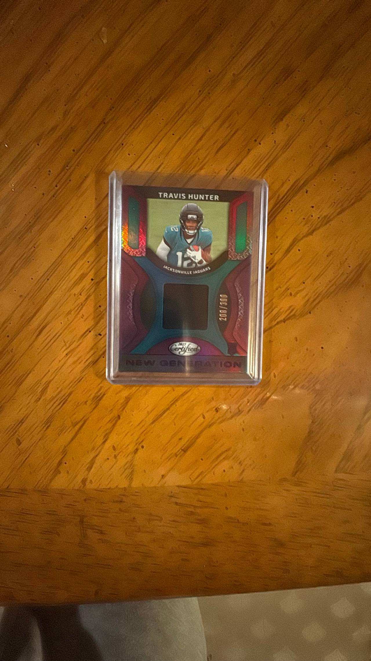 2025 Panini Certified Travis Hunter Rookie Jersey Card /399