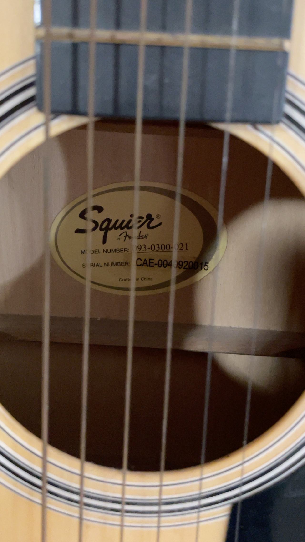 Fender Squier Acoustic Guitar