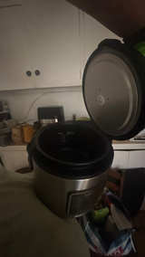 Aroma 8-Cup Digital Rice Cooker & Steamer Silver - Image 3