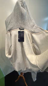 BRANDY MELVILLE: Grey Marle Zip-Up Hoodie - Image 5