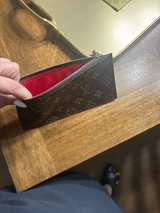 Upcycled Monogram Wallet Made From Vintage Designer Canvas - Image 2