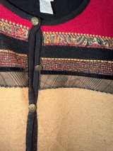 Koret Vintage Embroidered Sweater PXL PETITE 100% WOOL - Image 6