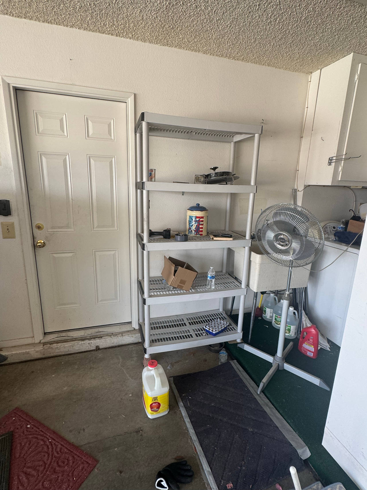Plastic Garage Storage Shelving Unit