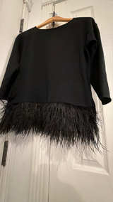 Polo Ralph Lauren Women's Merino Wool Black Top (Medium) - Image 3