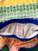 Mini Boden Rainbow Pineapple Rash Guard Swim Set 2/3T - Image 3